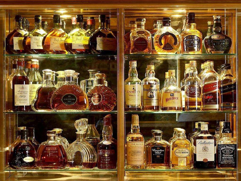 Colombi Hotel Freiburg im Breisgau Kültér fotó A selection of cognacs