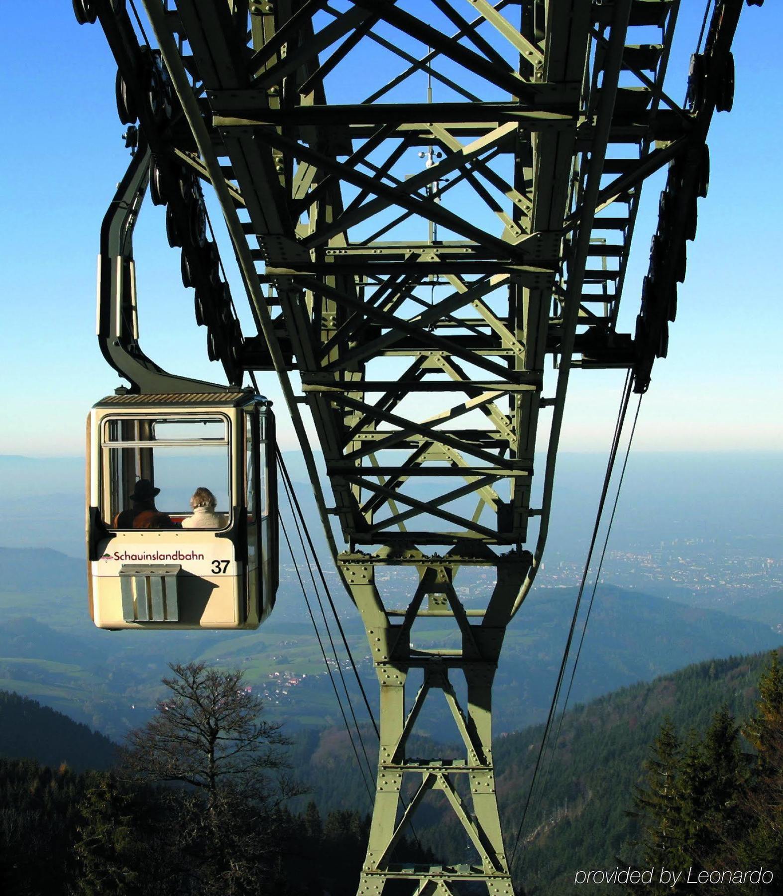 Colombi Hotel Freiburg im Breisgau Létesítmények fotó The cable car
